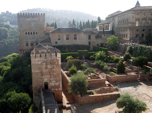 Die Alcazaba von Malaga