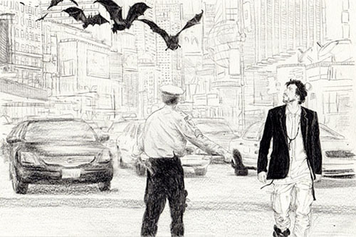 Andrea Mastrovito in Mailand Andrea Mastrovito in Mailand