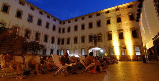 Gandules ´12. Outdoor cinema im CCCB von Barcelona