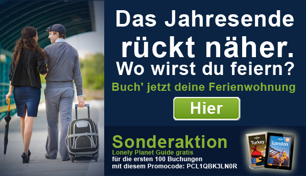 Die ersten 100, die ein Apartment buchen, erhalten einen gratis Lonely Planet-Reiseführer Die ersten 100, die ein Apartment buchen, erhalten einen gratis Lonely Planet-Reiseführer