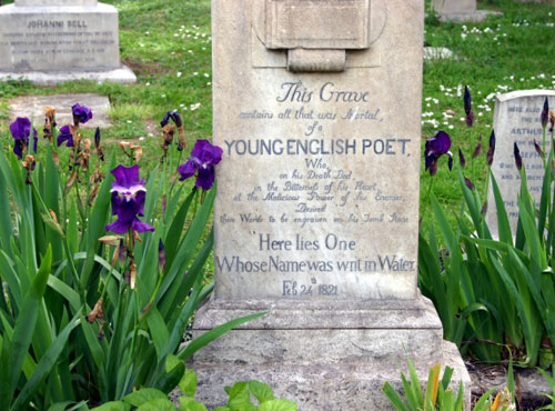 Der englische Friedhof in Rom Der englische Friedhof in Rom