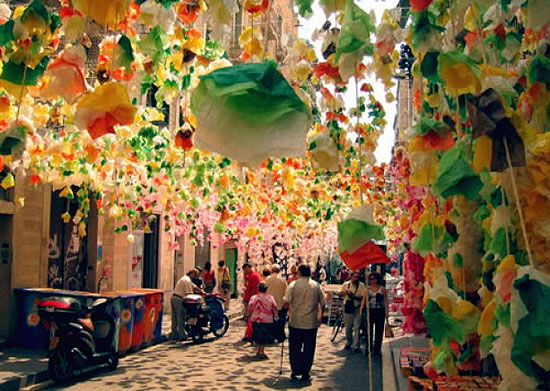 Fiestas de Gracia in Barcelona Fiestas de Gracia in Barcelona