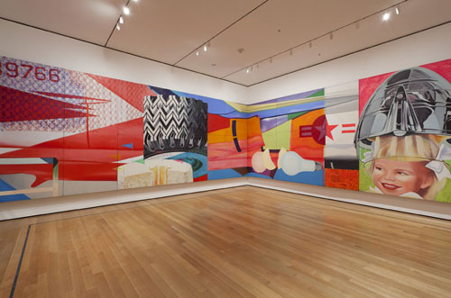 Pop Art von James Rosenquist in New York Pop Art von James Rosenquist in New York
