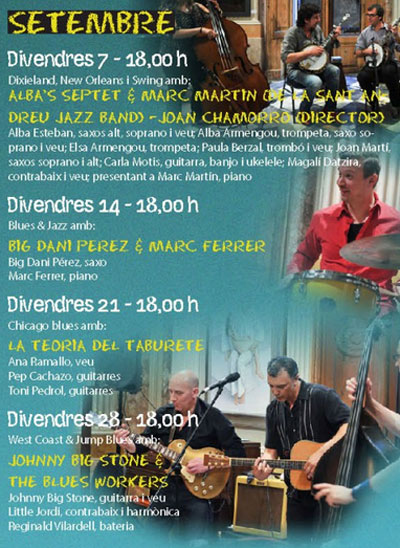 Blues-Freitag im Museu Europeu d'Art Modern Barcelona Blues-Freitag im Museu Europeu d'Art Modern Barcelona