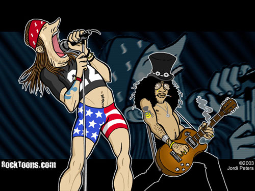 Konzert der Guns N’ Roses in Paris Konzert der Guns N’ Roses in Paris