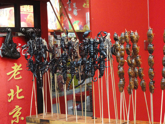 Kurioses Essen in Peking