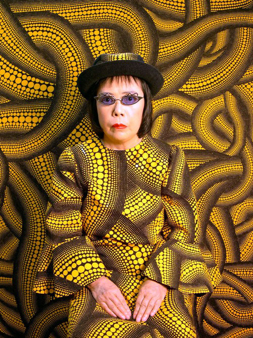 Yayoi Kusama im Museum Reina Sofía von Madrid