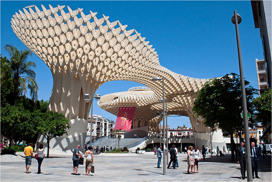 Das Metropol Parasol in Sevilla