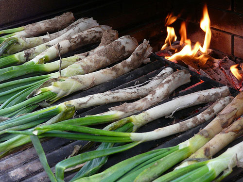 Die Zeit der Calçots in Barcelona Die Zeit der Calçots in Barcelona