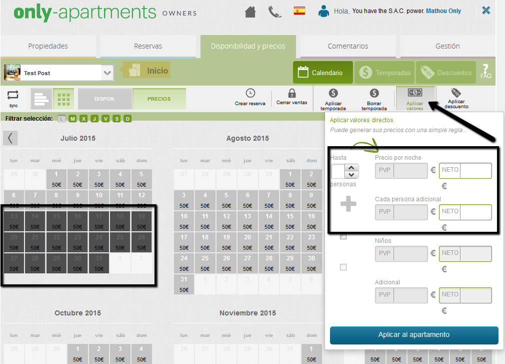 Wie aktualisiere Ich meine Preise?