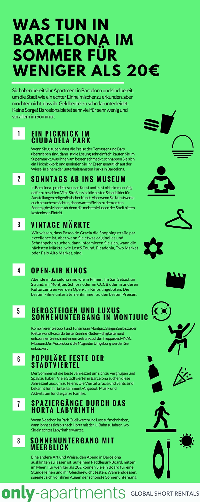 Was tun in Barcelona im Sommer für weniger als 20€